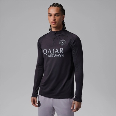 Nike PSG Strike Drill Top 25/26 Mens - Black/ Grey