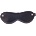 Rouge Leather Blindfold Eye Mask Black