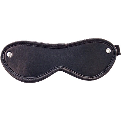 ostatní ROUGE Leather Blindfold Eye Mask Black
