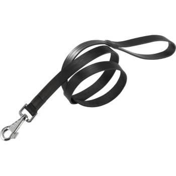 Ferplast - Natural - Елегантен кожен повод за кучета, 120 см. /10мм. - черен