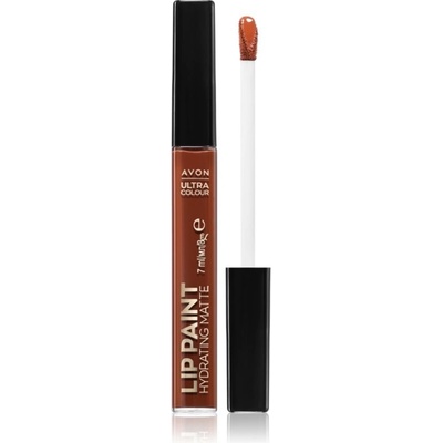 Avon Ultra Colour Paint saténový rúž s matným efektom Brownie For Dessert 7 ml