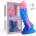 Engily Ross Dildox Dragon Luminiscent Dildo Liquid Silicone 18cm Blue-Pink