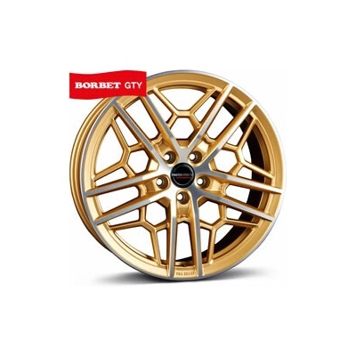 Borbet GTY 8,5x19 5x112 ET45 gold polished matt