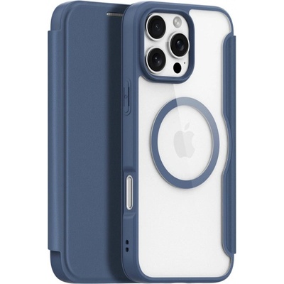 Сгъваем калъф DUX DUCIS Skin X с MagSafe за iPhone 16 Pro Max - тъмносин (79922)