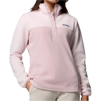 Columbia Дамски поларен пуловер Columbia Women's Benton Springs 1/2 Snap Pull Over II Fleece jumper - Mineral Pink / Powder Pink (105-5261-1913)