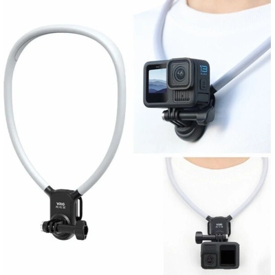VRIG Držák na krk pro GoPro Hero 13 12 11 10 Xiaomi SJCAM Insta360 DJI AC-01 SE