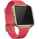 Fitbit Силиконова верижка за Fitbit Blaze - Fitbit Blaze Accessory, Tapered Band, Large (розов)