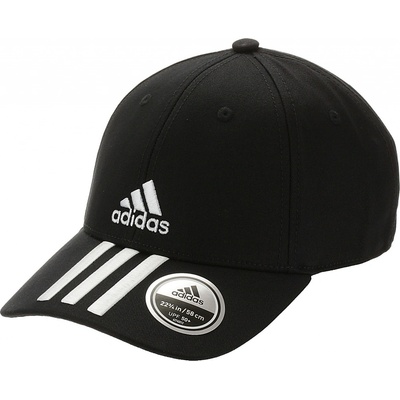adidas Performance Baseball 3 Stripes Cotton Twill Black/White/White