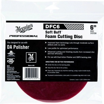 Meguiar's Soft Buff Foam Cutting Disc 6" 1 ks