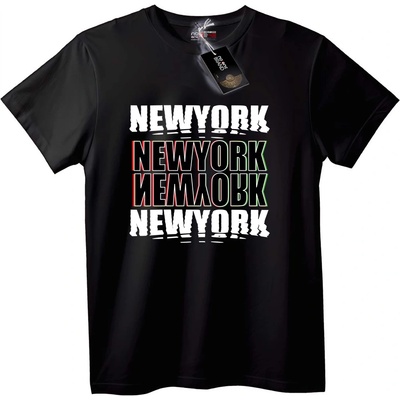 NOONEBRAND Тениска Графика Ню Йорк Сити - 7XL, White