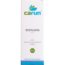 Carun Tělový a pleťový konopný olej BIO 0,1 l