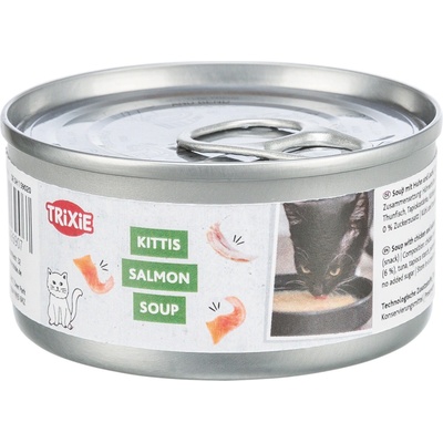 Trixie Kittis Soup Kuracie mäso a losos 8 x 80 g