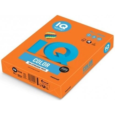 Farebný papier IQ color oranžový OR43 A4 160g