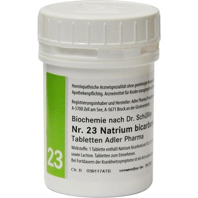 Adler Pharma Schüsslerovy soli Nr. 23 Natrium bicarbonicum D12 400 tablet
