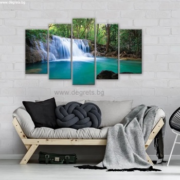 Image 1 of Картина Канава Горски водопад Сет 5 части