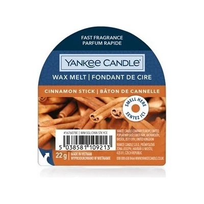 Yankee candle cinnamon stick vonný vosk do aromalampy 22 g – Hledejceny.cz