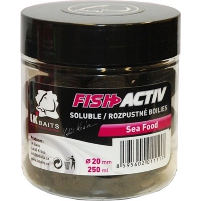 LK Baits Boilies Fish Activ 250ml 20mm Mussel