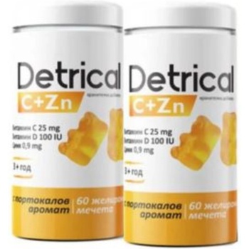 Naturprodukt Detrical C+Zn, 2 х 60 желирани мечета, Naturprodukt