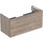 Geberit Стенен шкаф Geberit One, орех American Hickory, 105 см с 2 чекмеджета (505.264.00.6)