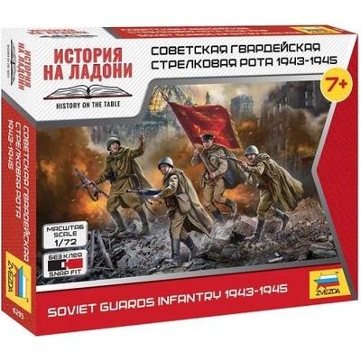 ZVEZDA Snap Kit figurky 6293 Soviet Guards Infantry 1:72