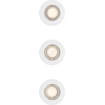 Philips - Комплект от 3 вградени осветителни тела PERIDOT 1xGU10/7W/230V, бели (P7283)