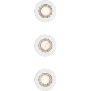 Philips - Комплект от 3 вградени осветителни тела PERIDOT 1xGU10/7W/230V, бели (P7283)