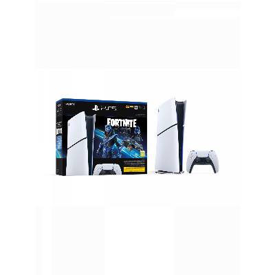 Sony Konzola PlayStation 5 (Slim) 1 TB - Biela (Digital Edition) - Fortnite Cobalt Star Bundle