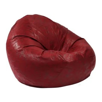 Pufrelax Калъф за пуф круша, 520л. , Nirvana Gigant - Cranberry, (Не съдържа пълнеж), Гама Premium