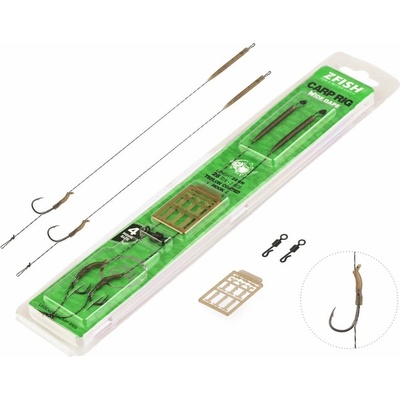 Zfish Náväzec Wide Gape Carp Rig 20 cm veľ. 6