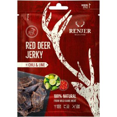 RENJER Modern Nordic Red Deer (Jelenie) Jerky Chilli & Lime 25g
