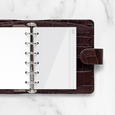 Filofax Průhledná obálka na zip Kapesní A7 – Zboží Živě