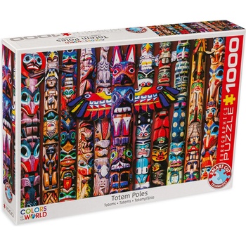 EUROGRAPHICS Пъзел Eurographics от 1000 части - Канадски тотеми (60005349)