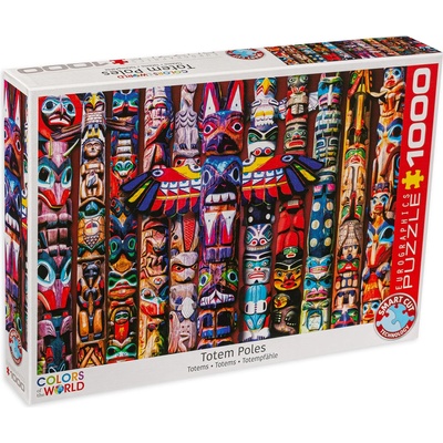 EUROGRAPHICS Пъзел Eurographics от 1000 части - Канадски тотеми (60005349)