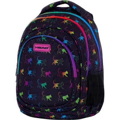 HEAD Ученическа раница Head - Rainbow Kitty, 3 ципа (AS502023081)
