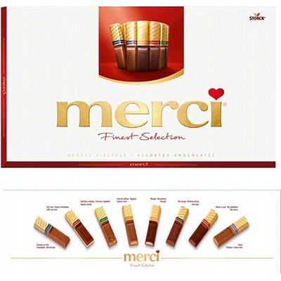 Merci Finest Selection pralinky mix 400g (1 ks) – Zboží Dáma