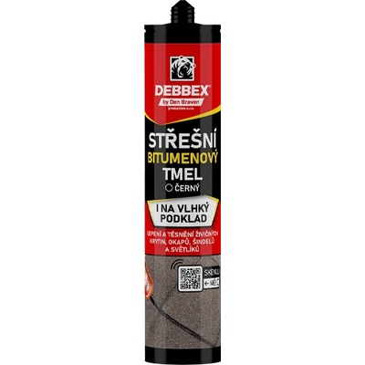 Debbex Strešný bitúmenový tmel 310 ml kartuša čierna