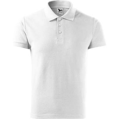 MALFINI Malfini cotton heavy 215 / Мъжка поло тениска - бяла xxxl (2150018)