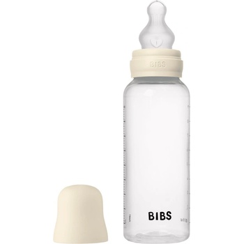 BIBS Anti-Colic Baby Bottle Silicone шише против колики със силиконов биберон Ivory 270ml