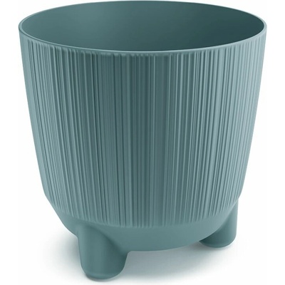 PROSPERPLAST Kvetináč RYFO N s nožičkami skandinávský modrý 19,5cm