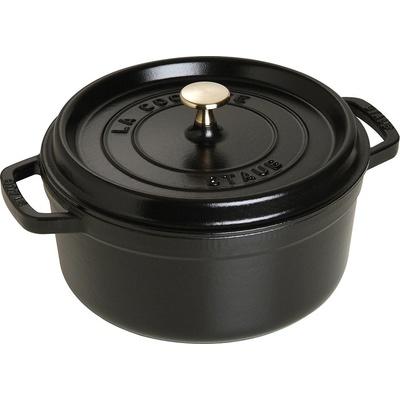 Staub Cocotte hrniec okrúhly 20 cm 2,2 l čierny