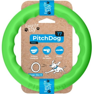 PitchDog PitchDog tréninkový Kruh pro psy zelený 20 cm