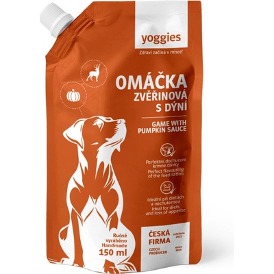 Yoggies omáčka se zvěřinou a dýní 150 ml