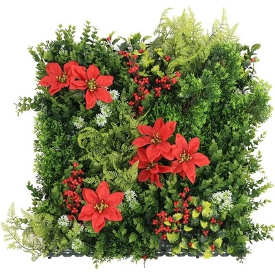MINI WALL GREEN Christmas star 2, dielec 50 x 50 cm