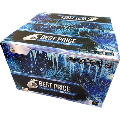Kompaktný ohňostroj 100 rán 30 mm Best Price Frozen