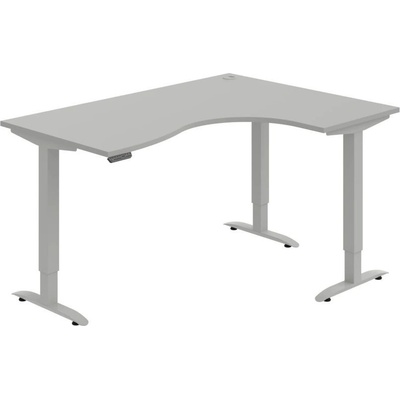 OFFICE PRO s.r.o. HOBIS trigon elektr.staviteľný stôl pamäť.ovlád. - MST 2M 2005 L, šedá