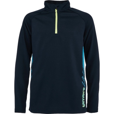 Umbro Cypher Quarter Zip Jnr tmavo modrá