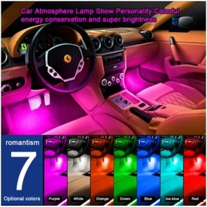  Интериорно LED RGB осветление за автомобил с дистанционно Car Atmosphere Light