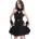 Devil fashion дамска рокля DEVIL FASHION - Black Gothic Sexy - SKT21901