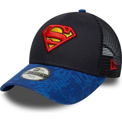 New Era SUPERMAN YOUTH TRUCKER 9FORTY JR čierna