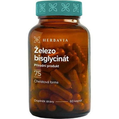 Herbavia Železo bisglycinát chelát 60 kapslí